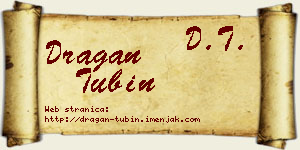 Dragan Tubin vizit kartica